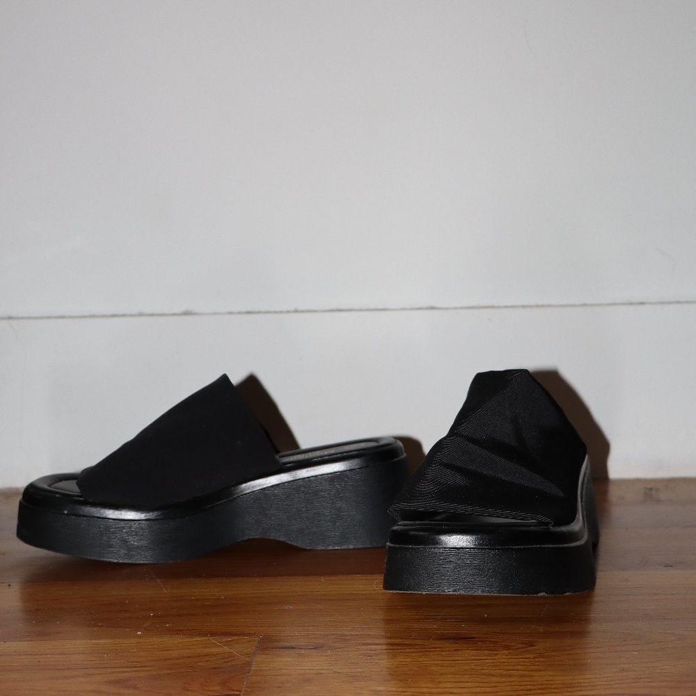 Vintage Platform Open Toe Mules - Women's 6